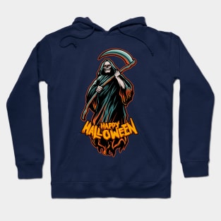 Grim Reaper Happy Halloween Hoodie